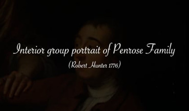 link to film - Interior Group Portrait of Penrose Family